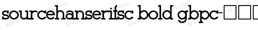 sourcehanserifsc bold gbpc字体转换